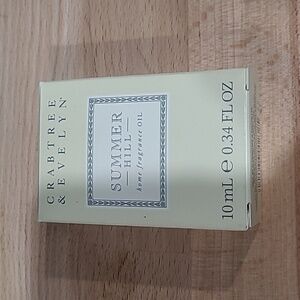 Crabtree & Evelyn SUMMER HILL Home Fragrance Oil  10ml .34 fl oz Brand new!